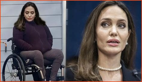 Angelina Jolie Wheelchair | Did Angelina Jolie Lose Her Leg